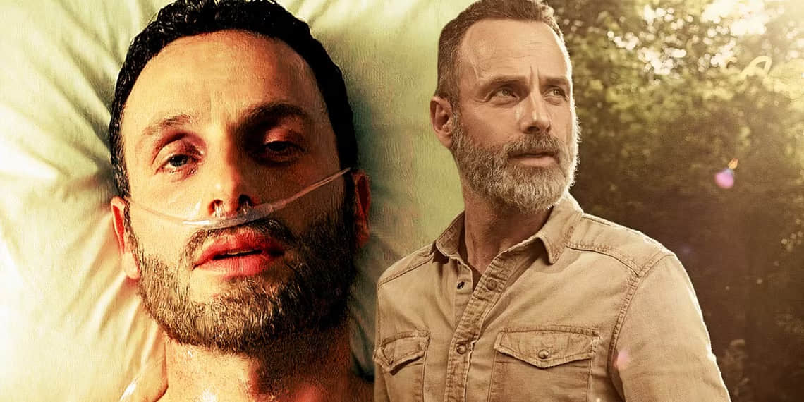 andrew-lincoln-as-rick-grimes-lying-in-hospital-in-the-walking-dead-season-1-and-standing-in-season-9