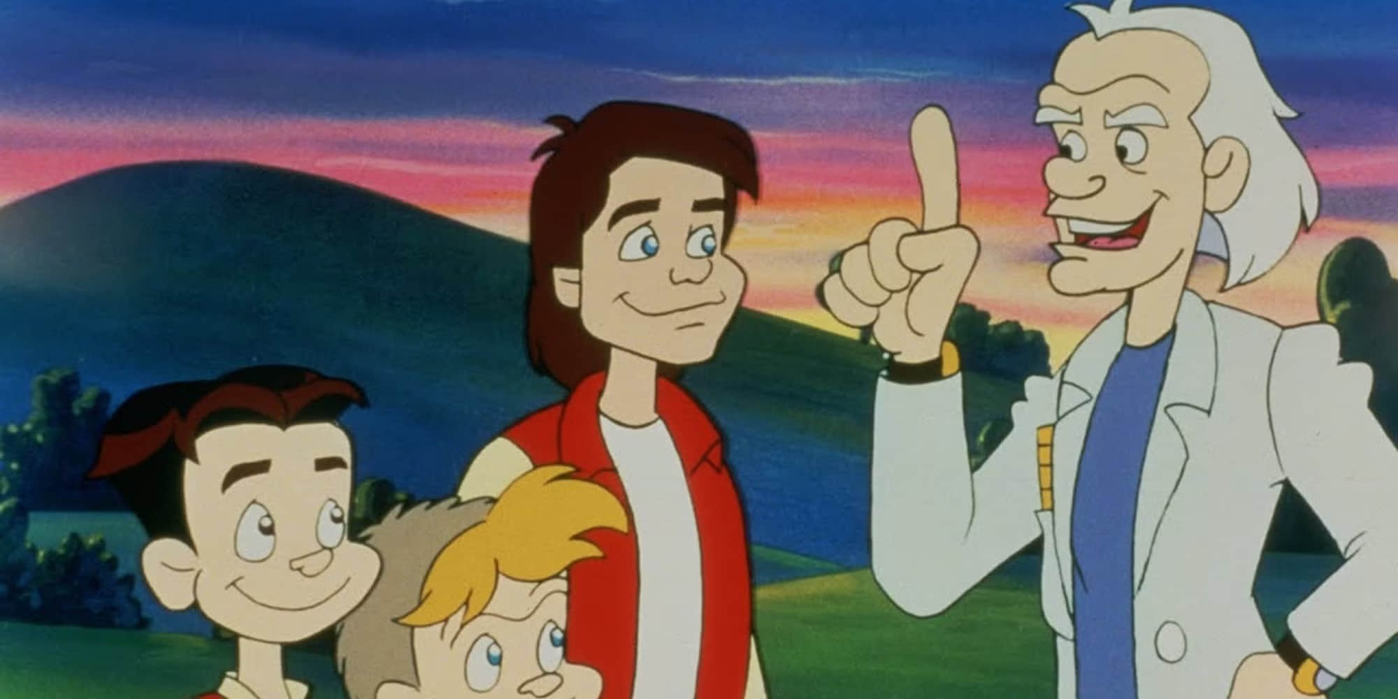 doc-talking-to-marty-and-his-kids-in-the-back-to-the-future-tv-show