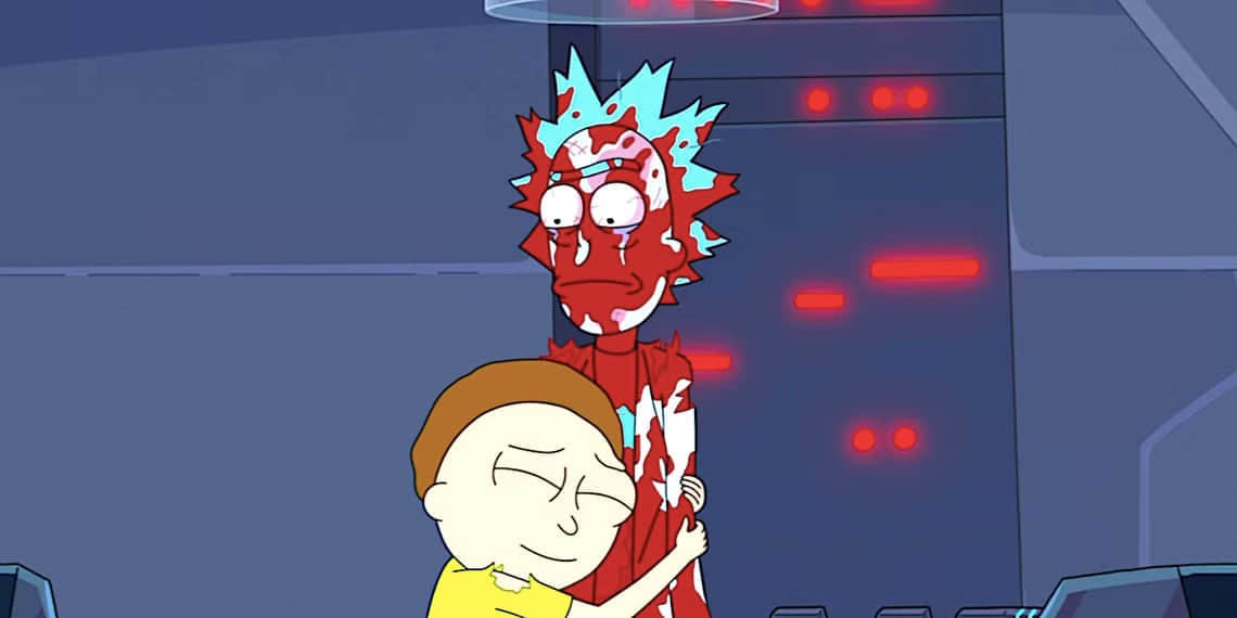 a-blood-soaked-rick-stands-frozen-as-morty-embraces-him-in-rick-and-morty-season-7