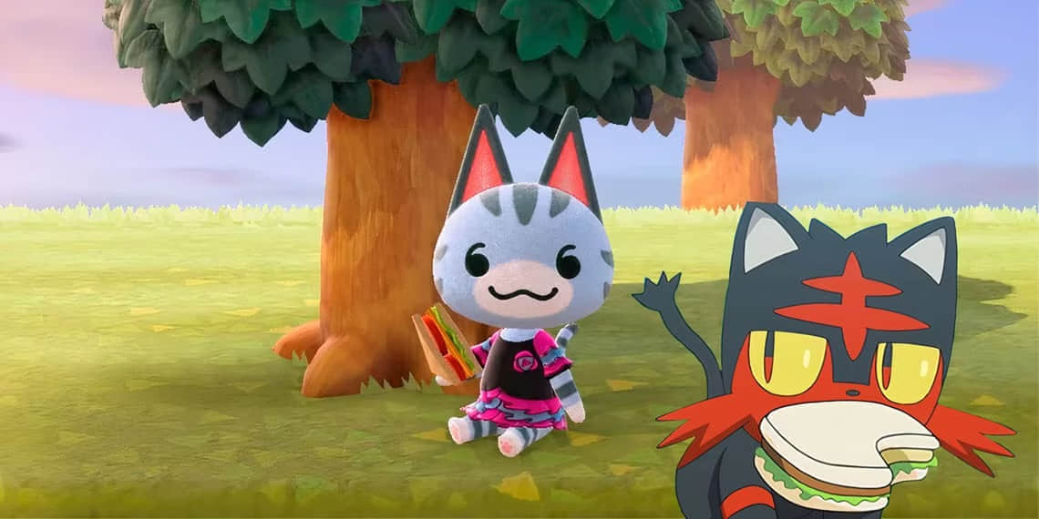 acnh-cat-villager-litten-pokemon-crossover
