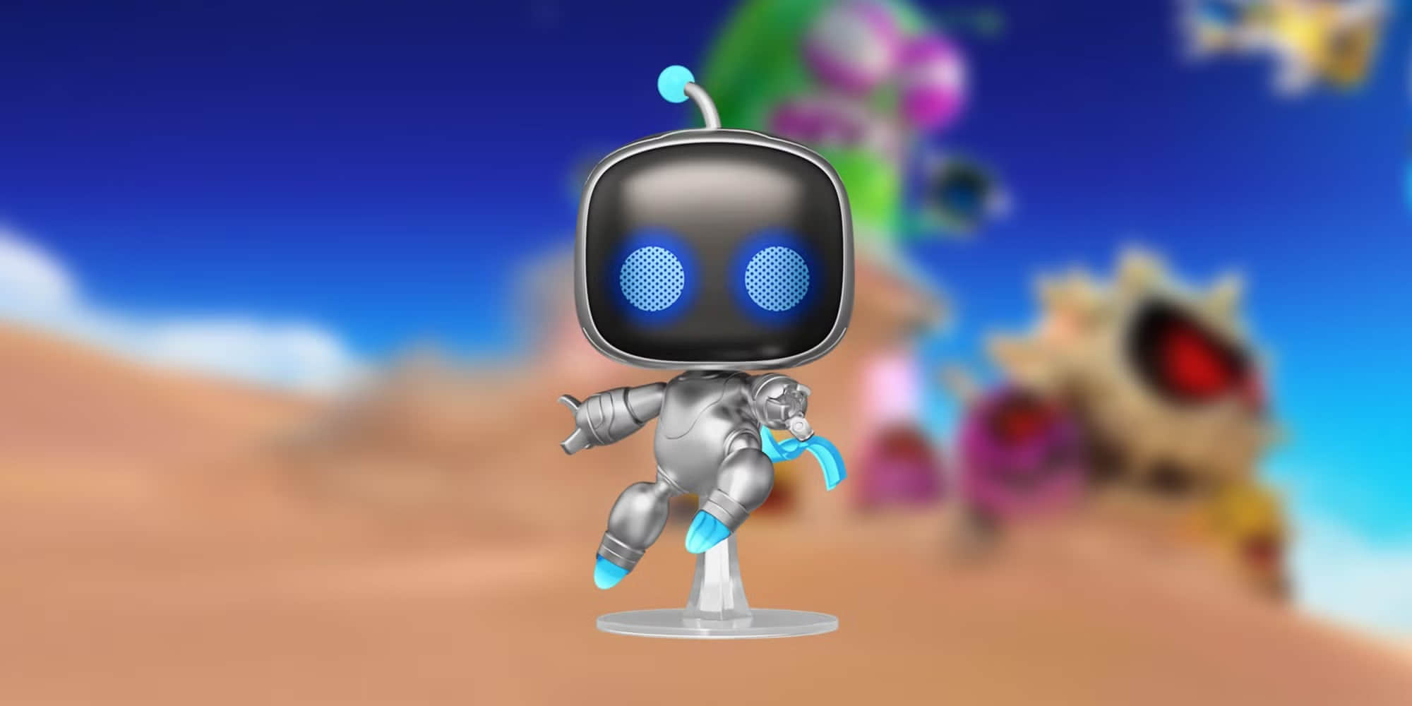 astro-bot-on-a-blurred-background