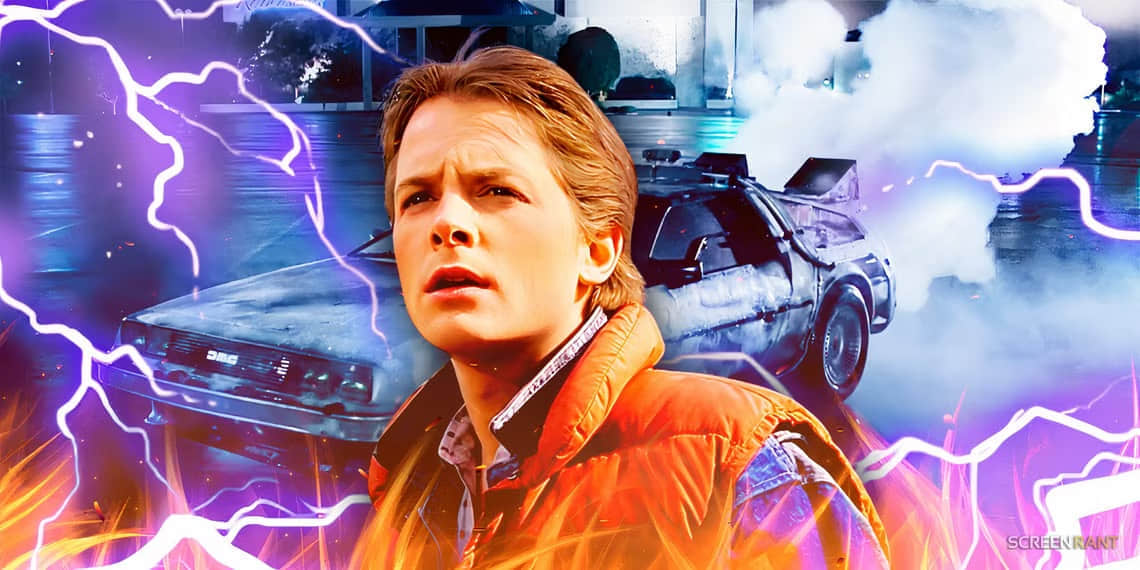 michael-j-fox-as-marty-mcfly-and-the-delorean-from-back-to-the-future