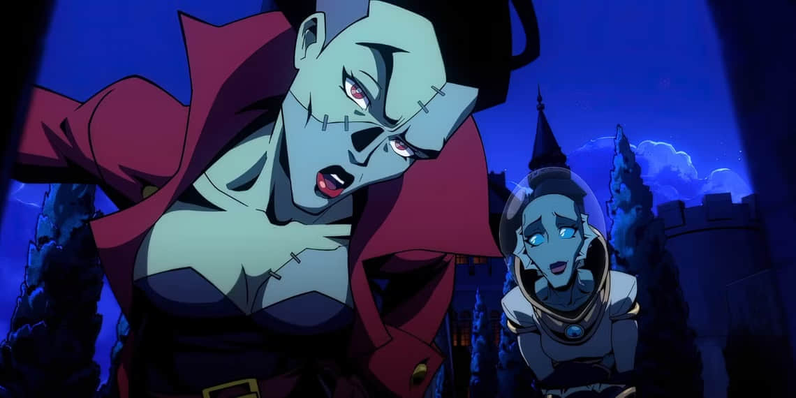 bride-of-frankenstein-and-nina-mazursky-mermaid-in-creature-commandos