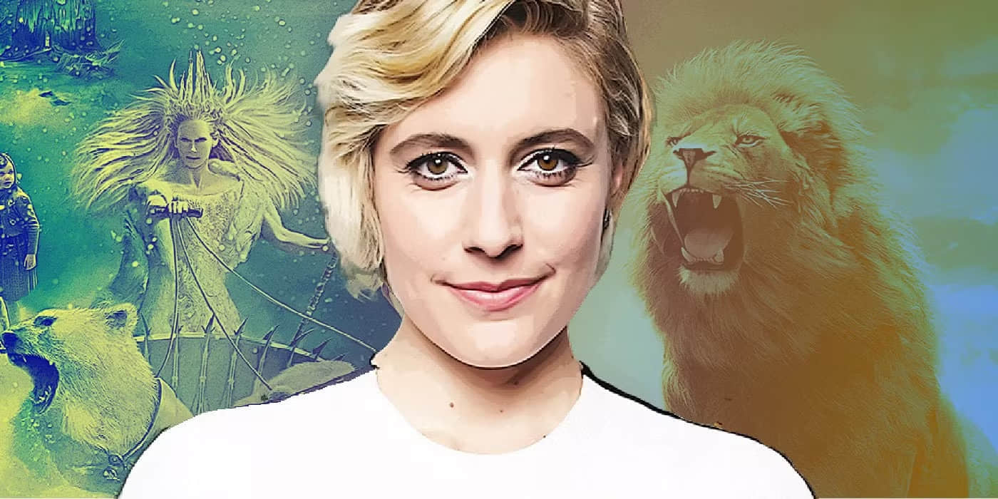 greta-gerwig-with-the-white-witch-and-aslan-from-the-chronicles-of-narnia