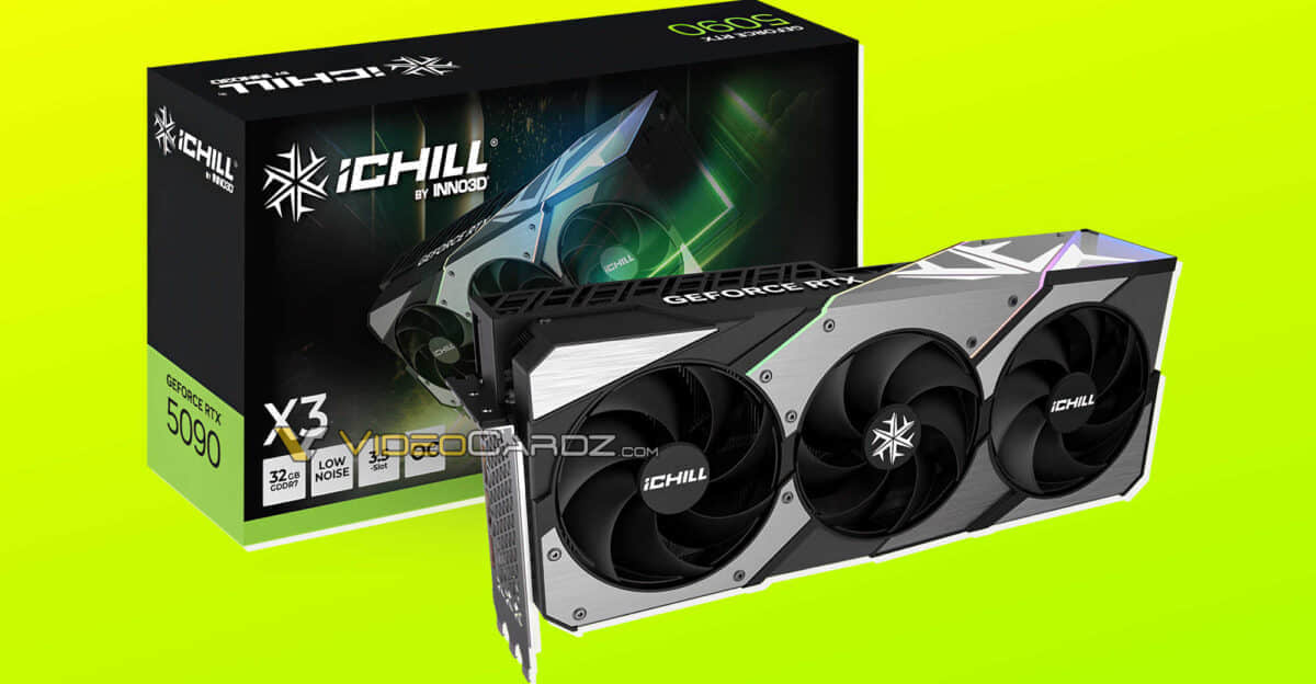 Inno3D-GeForce-RTX-5090-iChill-X3-Box-and-GPU