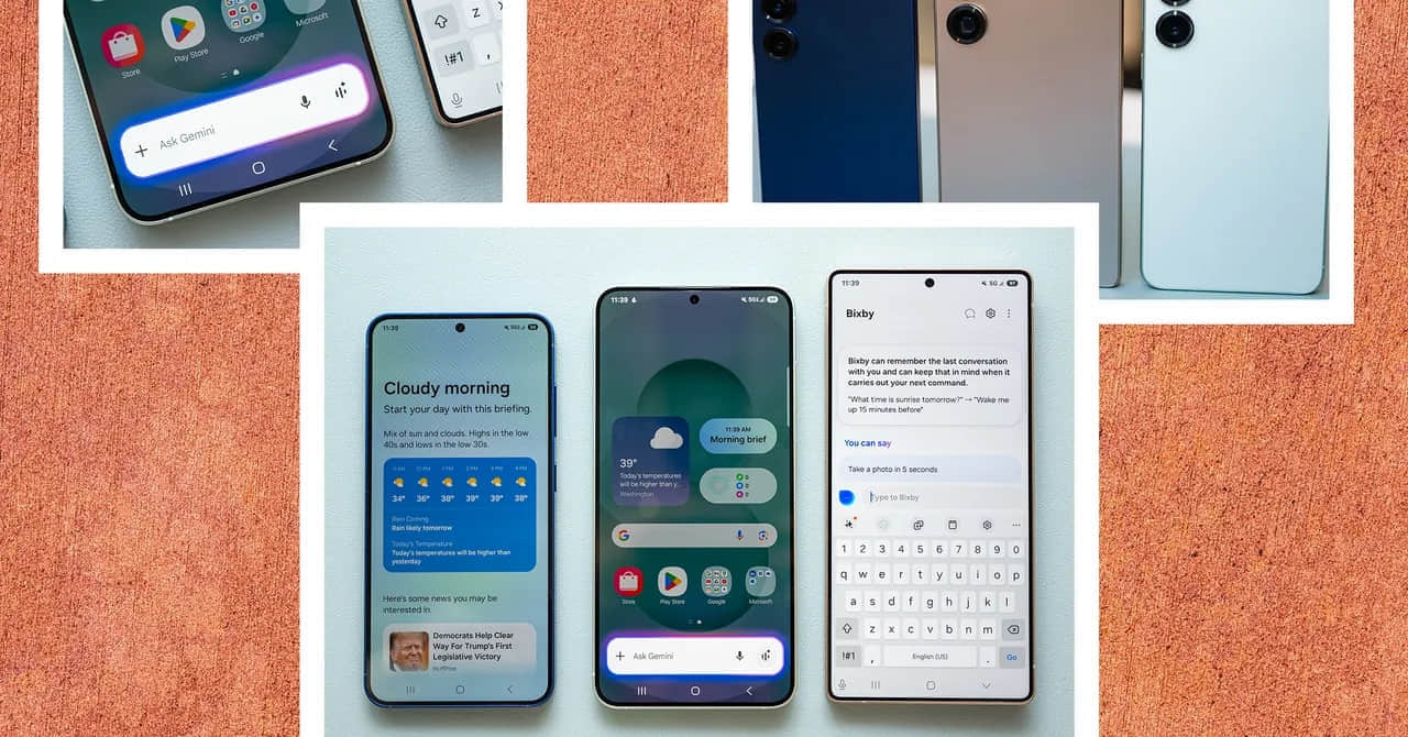 Samsung Galaxy Unpacked AI Features Reviewer Collage 012025 SOURCE Julian Chokkattu