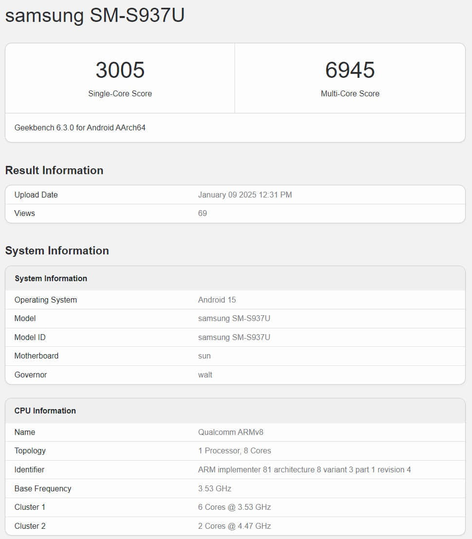 Galaxy-S25-Slim-Geekbench-6-results