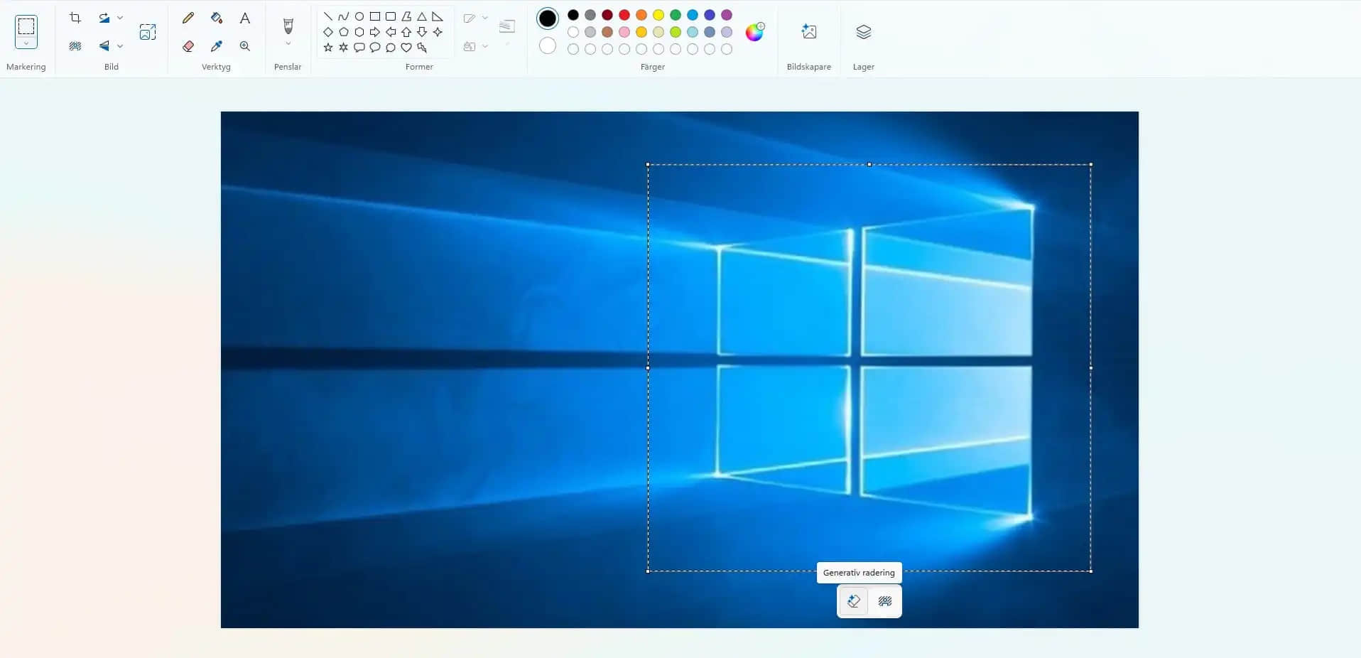 Paint-generativ-radering