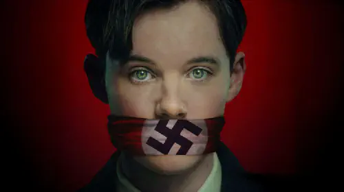assets/a-boy-gagged-by-a-swastika-on-the-poster-for-truth-and-treason.jpeg