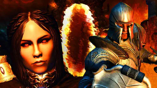 assets/the-oblivion-protagonist-and-a-vampire-from-skyrim-in-front-of-an-oblivion-gate.jpeg
