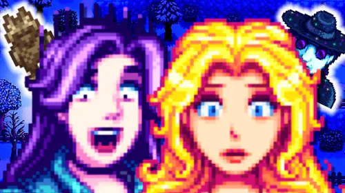 assets/haley-and-abigail-from-stardew-valley-with-surprised-faces-flanked-by-a-stone-owl-and-mr-qi.jpeg
