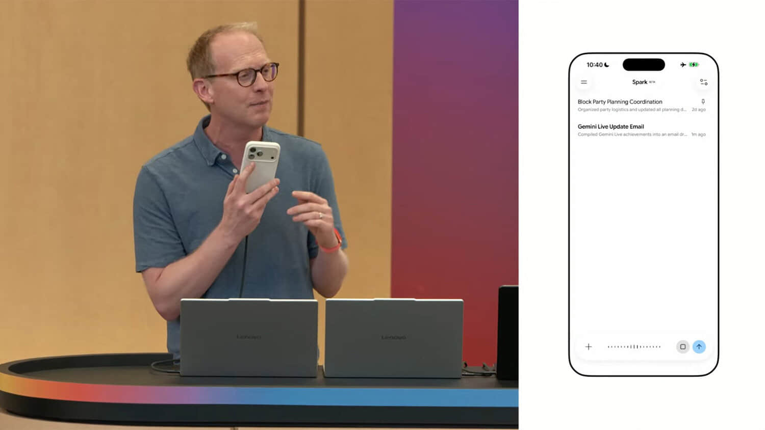 Google-executive-is-using-an-iPhone-17-Pro-to-demo-Gemini-Spark-5.jpeg