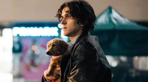 assets/harry-melling-holding-a-dog-in-pillion.jpeg