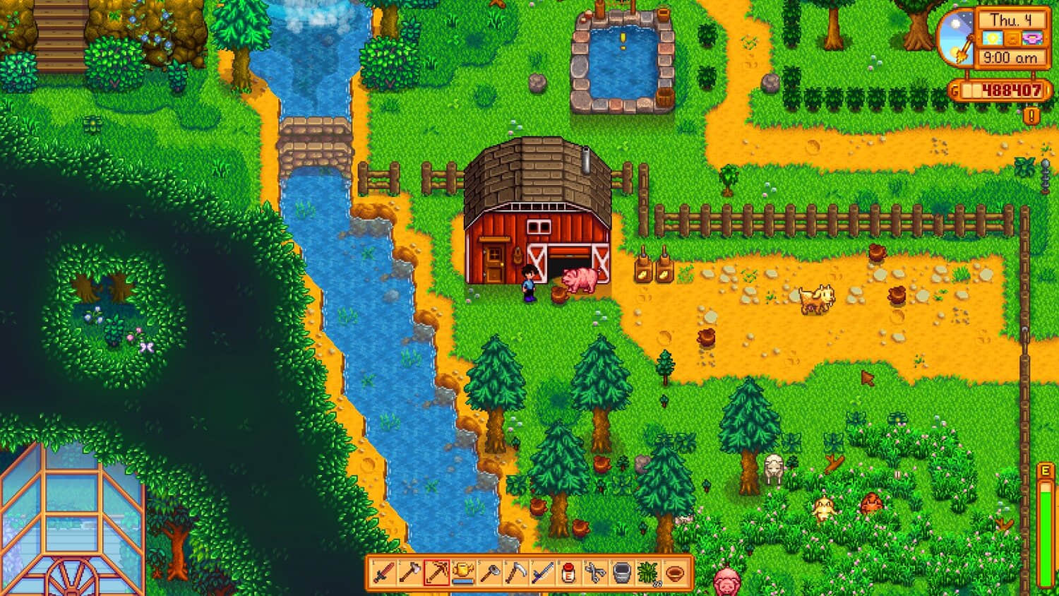 stardew-valley-player-watching-pig-forage-for-truffles-near-barn.jpeg